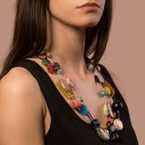 Dreireihige Halskette Arcobaleno 