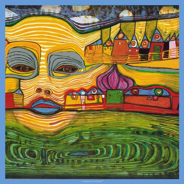 Foulard HUNDERTWASSER 