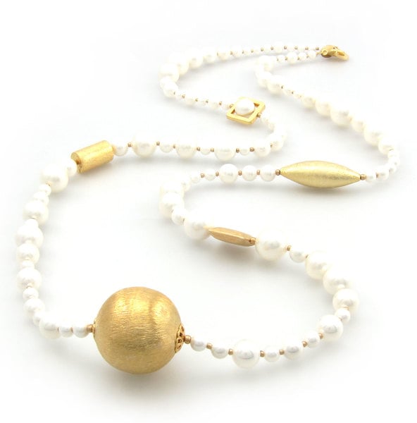 Lange Perlenkette Oroperla 